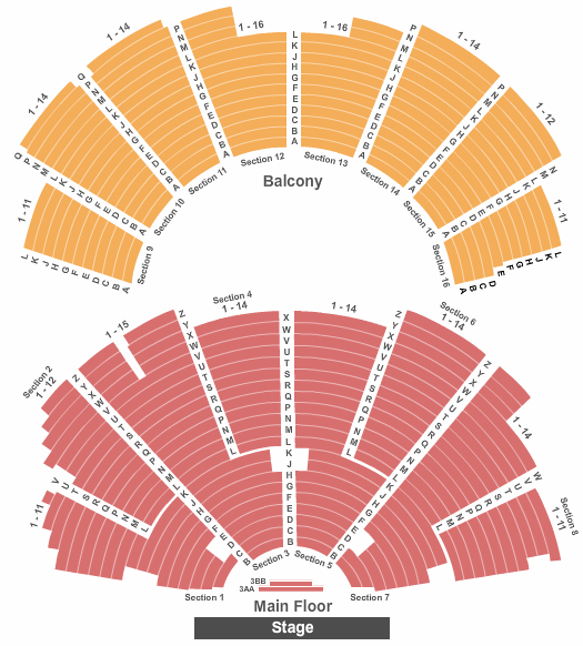 Ryman Auditorium Lady Antebellum Seating Chart